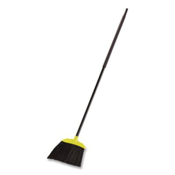 Jumbo Smooth Sweep Angled Broom, 46" Handle, Black/Yellow