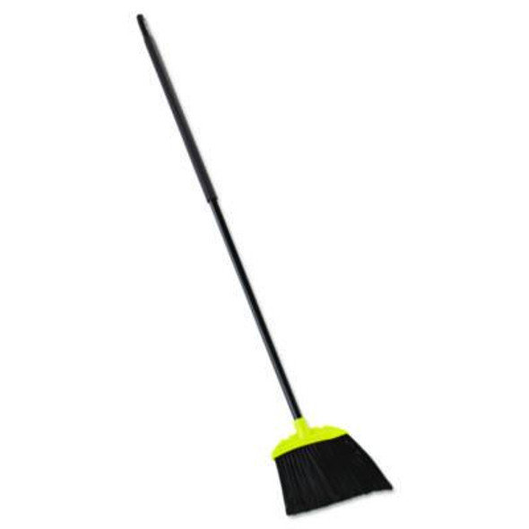 Jumbo Smooth Sweep Angled Broom, 46" Handle, Black/Yellow