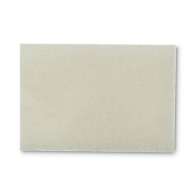 Light Duty Scrubbing Pad 9030, 3.5 X 5, White, 40/Carton