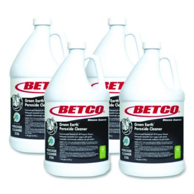Green Earth Peroxide Cleaner, Fresh Mint Scent, 1 Gal Bottle, 4/Carton