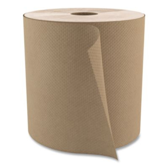 Select Roll Paper Towels, 1-Ply, 7.9" X 800 Ft, Natural, 6/Carton