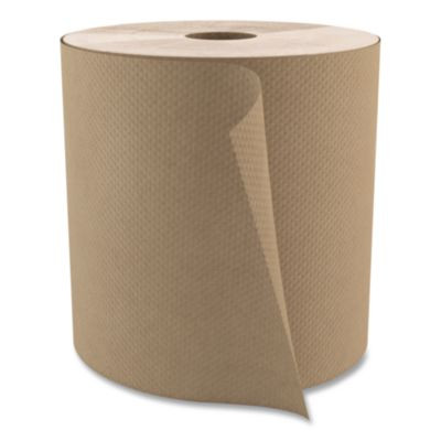 Select Roll Paper Towels, 1-Ply, 7.9" X 800 Ft, Natural, 6/Carton