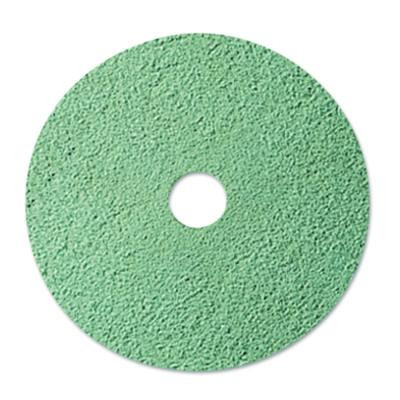 Ultra High-Speed Floor Burnishing Pads 3100, 20" Diameter, Aqua, 5/Carton