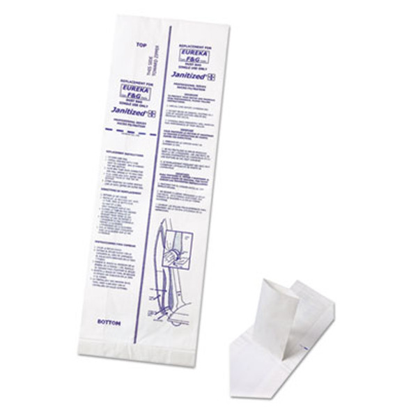 Vacuum Filter Bags Designed To Fit Eureka F And G, 100/Carton