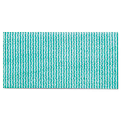 Wet Wipes, 14 X 21, White/Green, 100 Towels/Pack, 9/Carton