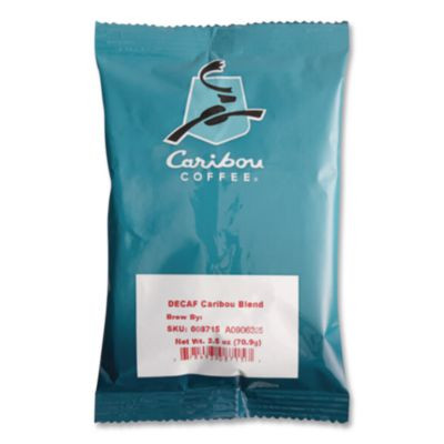 Decaf Caribou Blend Coffee Fractional Packs, 2.5 Oz, 18/Carton