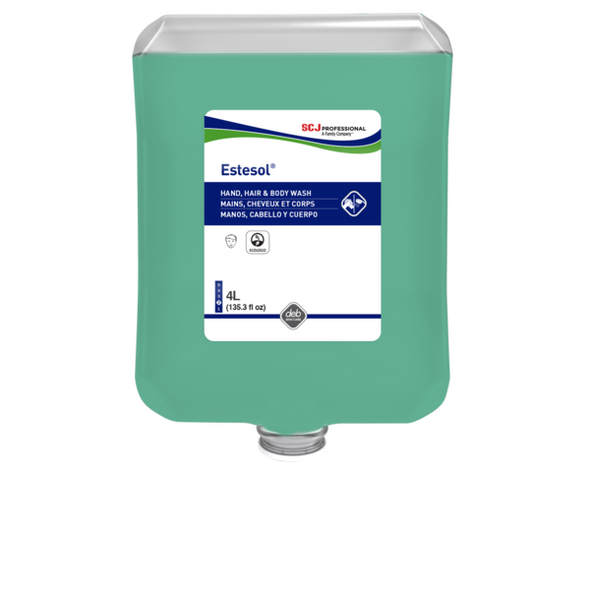 SC Johnson – HAB4LTR - Estesol® Hair & Body 4L Cartridge, Each