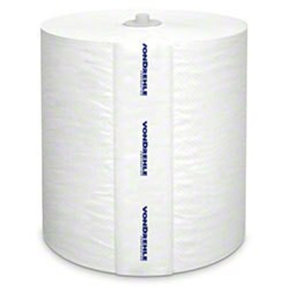 Vondrehle 880TP Transcend Premium Roll Towel, White, 800ft X 7.9", 1.25 Inch Core, 6 Per Cs.