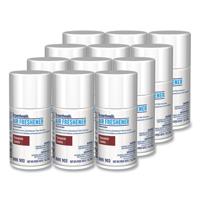 Metered Air Freshener Refill, Cinnamon Sunset, 7 Oz Aerosol Spray, 12/Carton