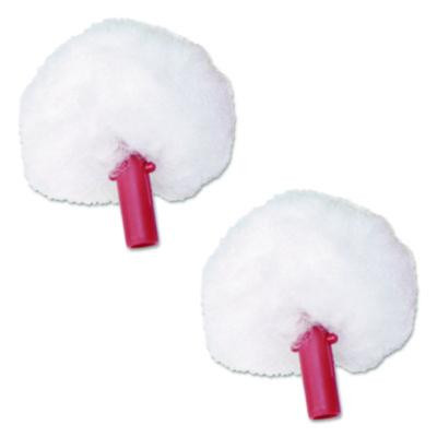 Ergotoilet Bowl Brush Replacement Swab Head, White, 2/Pack