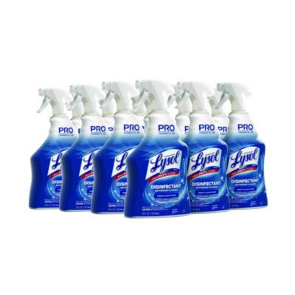 Disinfectant Bathroom Cleaner, 32 Oz Spray Bottle, 12/Carton