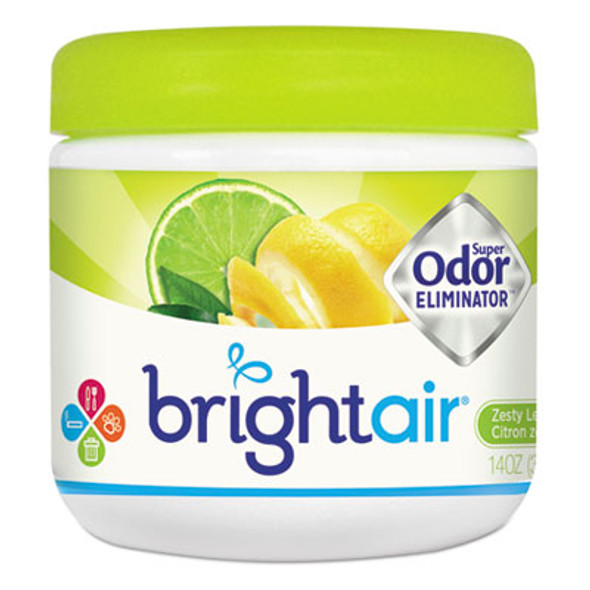 Super Odor Eliminator, Zesty Lemon And Lime, 14 Oz Jar