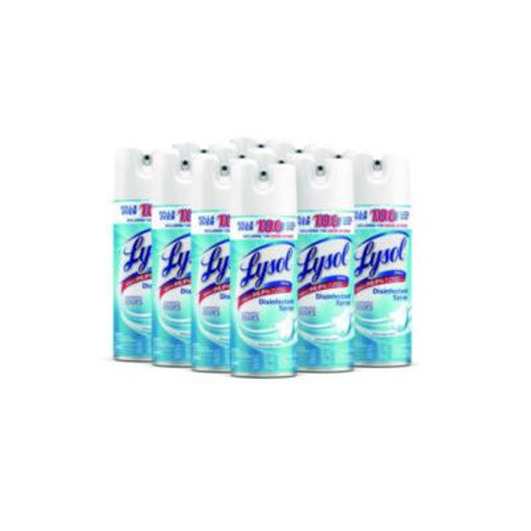 Disinfectant Spray, Crisp Linen Scent, 12.5 Oz Aerosol Spray, 12/Carton