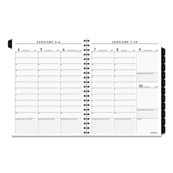 Executive Weekly/Monthly Planner Refill With 15-Minute Appointments, 11 x 8.25, White Sheets, 12-Month (Jan To Dec): 2026