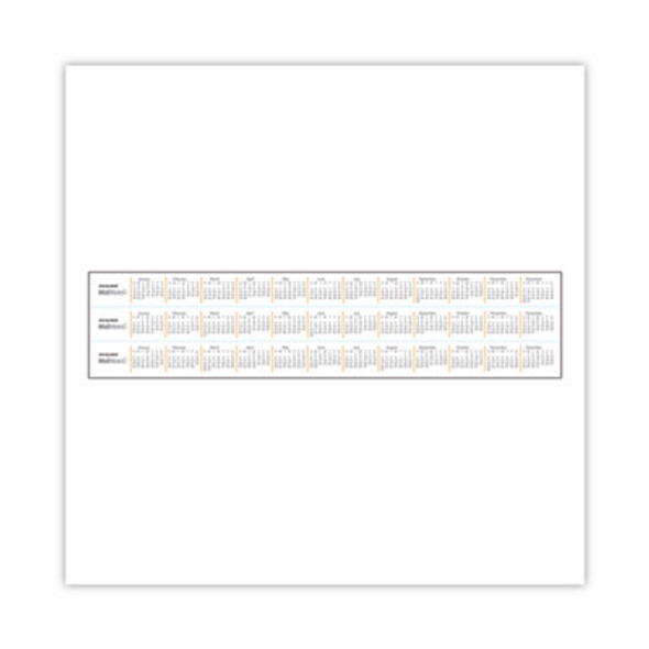 Wallmates Self-Adhesive Dry Erase Weekly Planning Surfaces, 18 X 24, White/Gray/Orange Sheets, Undated