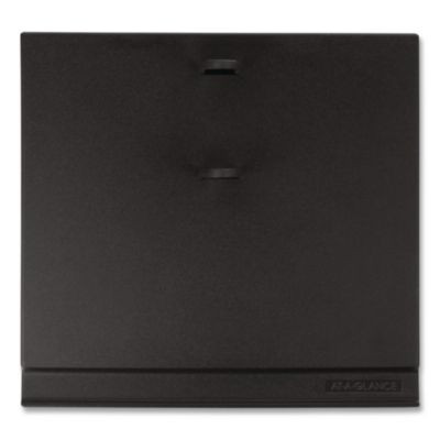 #17 Desk Calendar Base For Loose-Leaf Refill, 2 Rings, 3.5" x 6", Black