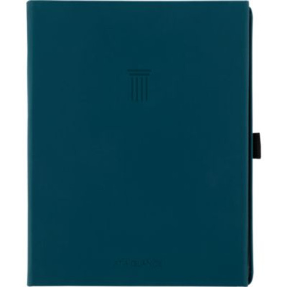 Foundation Undated Weekly/Monthly Planner, 8.5" x 6.75", Blue Cover, 12-Month: Undated