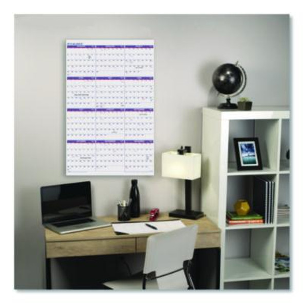 Yearly Wall Calendar, 24 x 36, White Sheets, 12-Month (Jan To Dec): 2026