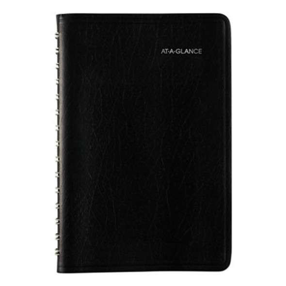 Dayminder Daily Appointment Book, 8" x 5", Black Cover, 12-Month (Jan To Dec): 2026