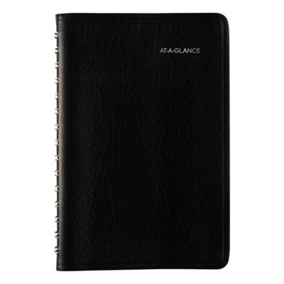 Dayminder Daily Appointment Book, 8" x 5", Black Cover, 12-Month (Jan To Dec): 2026