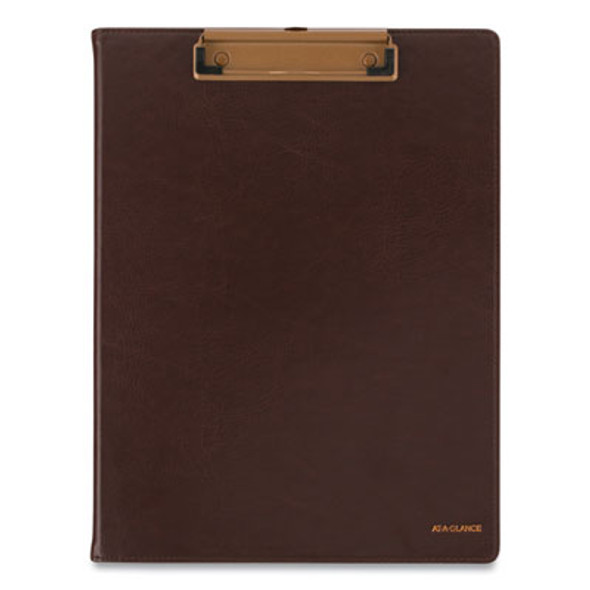 Signature Collection Monthly Clipfolio, 11 x 8, Distressed Brown Cover, 13-Month: Jan 2026 To Jan 2027