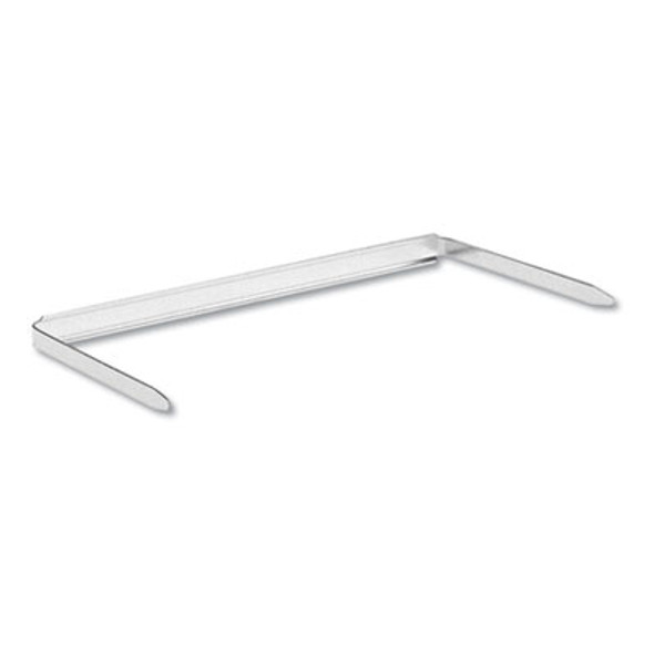 Standard Two-Piece Two-Prong Paper Fastener Bases, 2" Capacity, 2.75" Center To Center, Silver, 100/Box