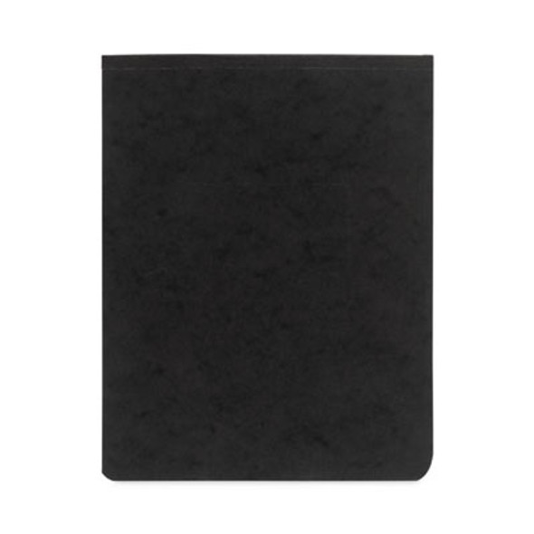 Presstex Report Cover With Tyvek Reinforced Hinge, Top Bound, Two-Piece Prong Fastener, 2" Capacity, 8.5 x 11, Black/Black