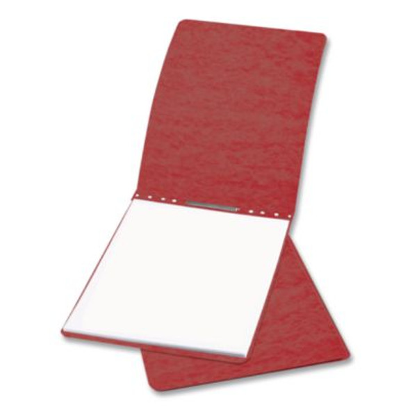 Presstex Report Cover With Tyvek Reinforced Hinge, Two-Piece Prong Fastener, 3" Capacity, 8.5" x 11", Red/Red