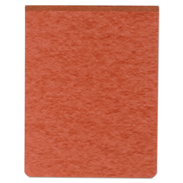 Pressboard Report Cover With Tyvek Reinforced Hinge, Two-Piece Prong Fastener, 2" Capacity, 8.5 X 11, Red/Red