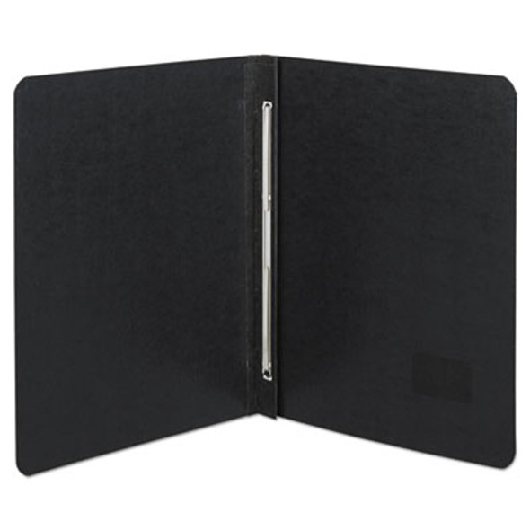 Presstex Report Cover With Tyvek Reinforced Hinge, Side Bound, Two-Piece Prong Fastener, 3" Capacity, 8.5 X 11, Black/Black