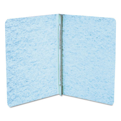 Presstex Report Cover With Tyvek Reinforced Hinge, Side Bound, Two-Piece Prong Fastener, 3" Capacity, 8.5 X 11, Light Blue