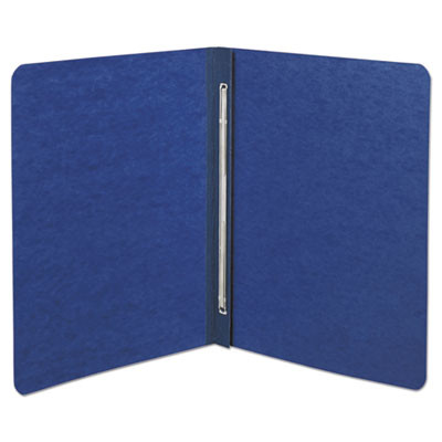 Presstex Report Cover With Tyvek Reinforced Hinge, Side Bound, Two-Piece Prong Fastener, 3" Capacity, 8.5 X 11, Dark Blue