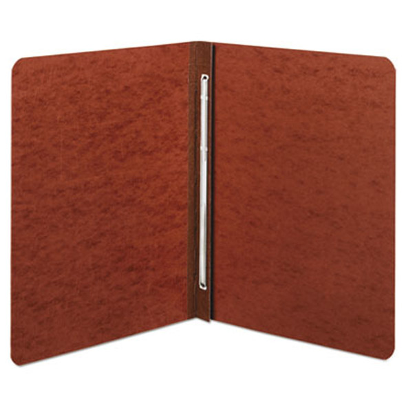 Presstex Report Cover With Tyvek Reinforced Hinge, Two-Piece Prong Fastener, 3" Capacity, 8.5 X 11, Red/Red