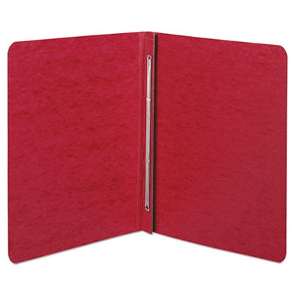 Pressboard Report Cover With Tyvek Reinforced Hinge, Two-Piece Prong Fastener, 3" Capacity, 8.5 X 11, Executive Red