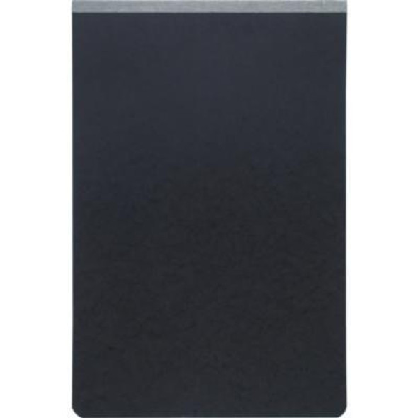 Pressboard Report Cover With Tyvek Reinforced Hinge, Two-Piece Prong Fastener, 3" Capacity, 11 x 17, Black/Black