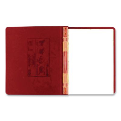 Presstex Covers With Storage Hooks, 2 Posts, 6" Capacity, 9.5 X 11, Executive Red