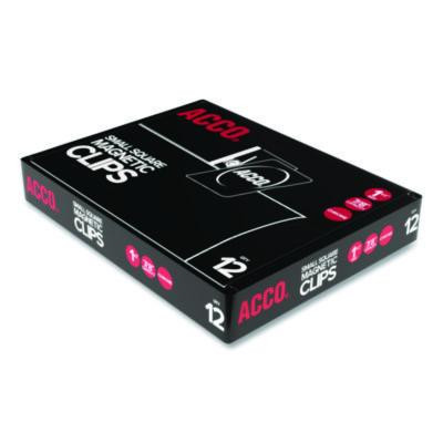 Magnetic Clips, 0.88" Jaw Capacity, Silver, 12/Pack