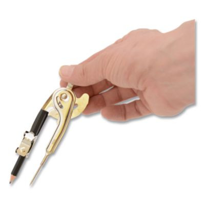 Ball Bearing Compass, 13" Diameter, Metal, Metallic Color