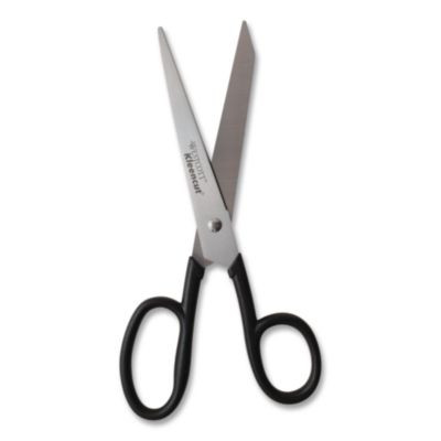 Kleencut Stainless Steel Shears, 8" Long, 3.75" Cut Length, Straight Black Handle