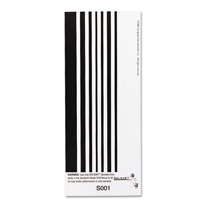 Time Clock Cards For Acroprint Att310, One Side, 4 X 10, 200/Pack