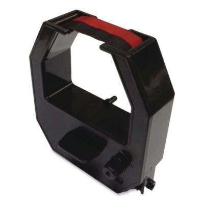 390127002 Ribbon Cartridge For Model Atr480 And Atr120r Electronic Time Clocks, Black/Red