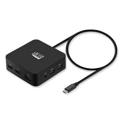 11-In-1 Usb-C Multi-Port Taa Compliant Docking Station, Black