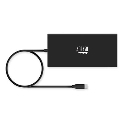 12-In-1 Usb-C Multi-Port Taa Compliant Docking Station, Black