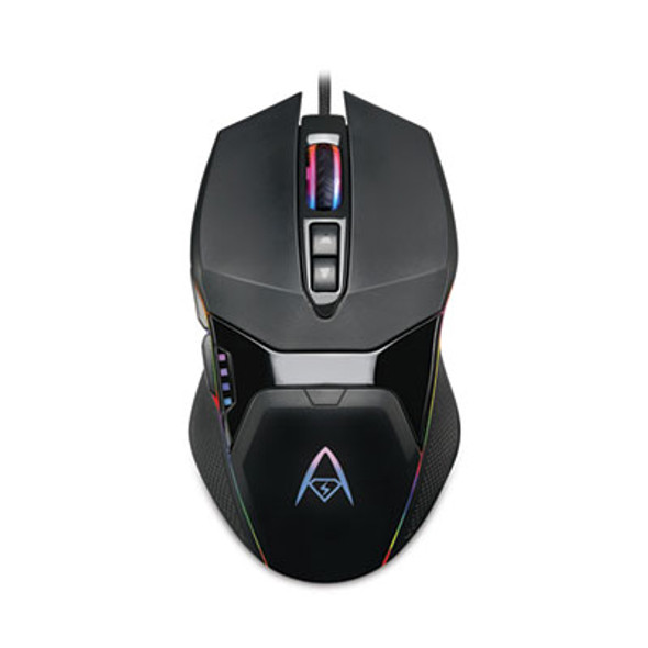Imouse X5 Illuminated Seven-Button Gaming Mouse, Usb 2.0, Left/Right Hand Use, Black