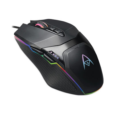 Imouse X5 Illuminated Seven-Button Gaming Mouse, Usb 2.0, Left/Right Hand Use, Black