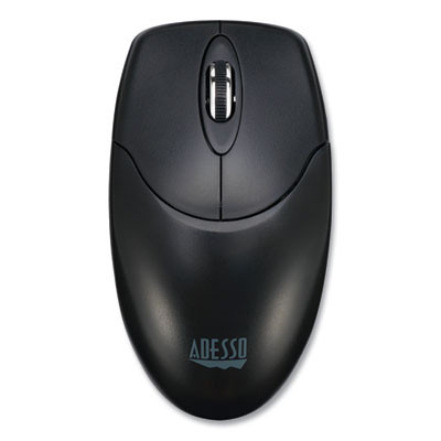 Imouse M60 Antimicrobial Wireless Mouse, 2.4 Ghz Frequency/30 Ft Wireless Range, Left/Right Hand Use, Black