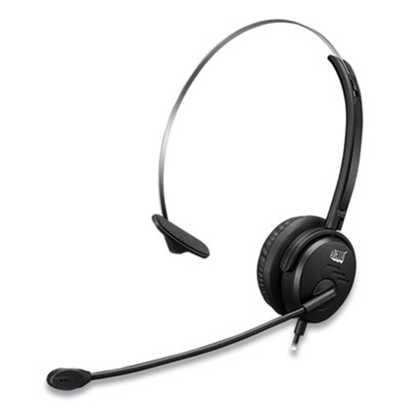 Xtream P1 Monaural Over The Head Headset With Microphone, Black