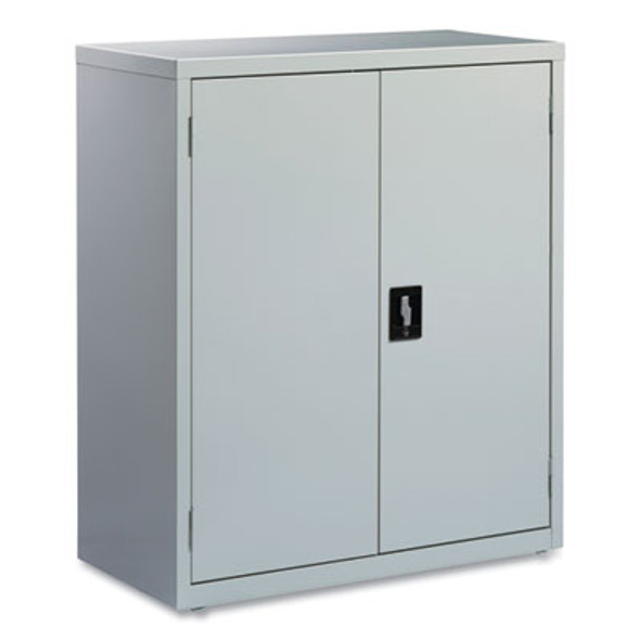 Economy Assembled Storage Cabinets, 3 Shelves, 36" x 18" x 42", Light Gray