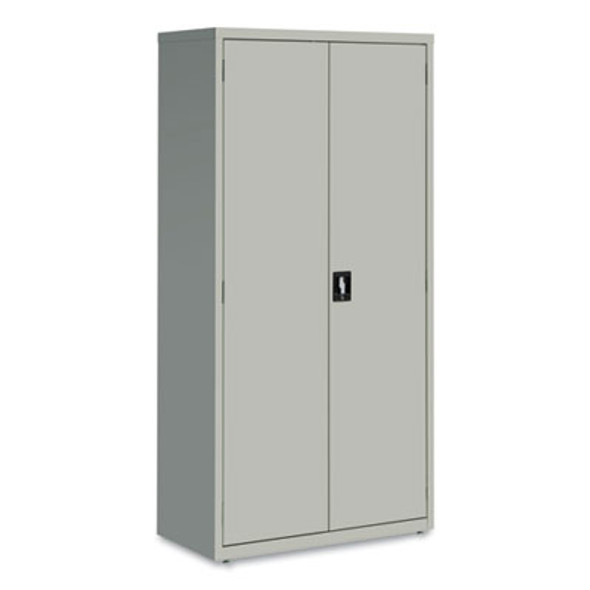 Economy Assembled Storage Cabinets, 5 Shelves, 36" x 18" x 72", Light Gray