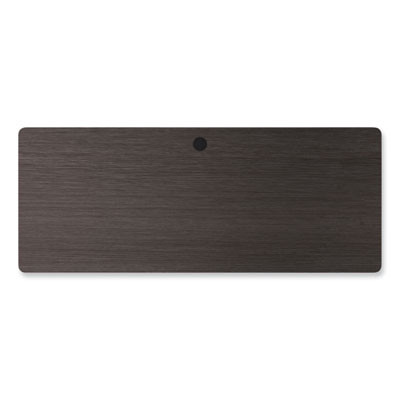 Alera Modern Teacher Series Pedestal Desk, Left-Side Pedestal: Box/Box/File, 60" x 24" x 28.75", Charcoal Woodgrain/Gray